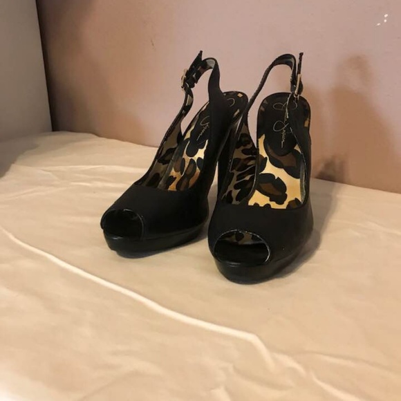 Jessica Simpson black heels - Picture 5 of 5
